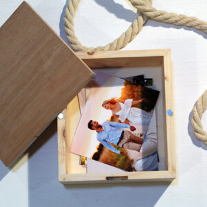Caja de Madera Magnética para Fotos «Recuerdos»